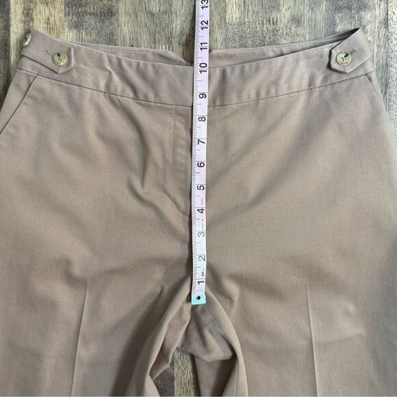 St John Sport Women’s Straight Leg Ankle Length Trouser Pant Tan Khaki Size 8 - Picture 4 of 11